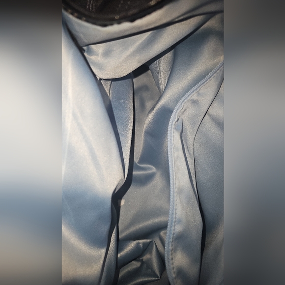 Coach Black Patent Leather Stitch Shoulder Hobo Satchel‎ Bag Purse Tote EUC - Picture 5 of 9